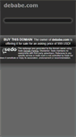 Mobile Screenshot of debabe.com